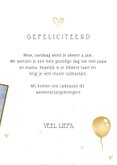 Verjaardags felicitatiekaart kind 4 jaar met eigen foto 3