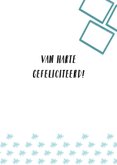 Verjaardagskaart 18 jaar zwartwit 3