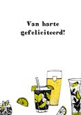 Verjaardagskaart 50 drankjes 3