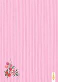Verjaardagskaart 'boek met bloemen' 2