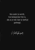 Verjaardagskaart bos met een hert, geschilderd 3