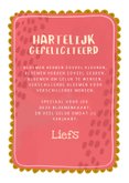 Verjaardagskaart Delfts blauwe vaas met rozen 3