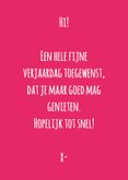 Verjaardagskaart don't worry there is always botox 3