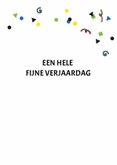 Verjaardagskaart draakje jongen met aan te passen leeftijd 3