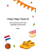 Verjaardagskaart felicitatie gezellig grappig nederland 3