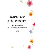 Verjaardagskaart felicitatie grappig bingo oudere vrouw 3