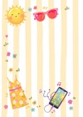 Verjaardagskaart felicitatie juni zomer vrouw meisje 2