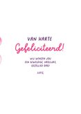 Verjaardagskaart felicitatie meisje vrouw kleurrijk fabulous 3