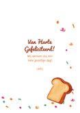 Verjaardagskaart felicitatie toast voor je verjaardag vrouw  3