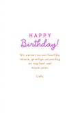 Verjaardagskaart felicitatie vissen vrouw meisje 3