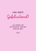 Verjaardagskaart felicitatie vrouw meisje vrolijk bloemen 3