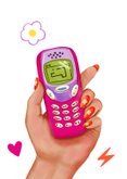 Verjaardagskaart felicitatie vrouw retro old telefoon 2