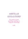 Verjaardagskaart felicitatie vrouw waarzegster grappig  3