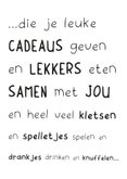Verjaardagskaart Gaat niet om cadeaus 2