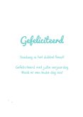 Verjaardagskaart grappig ei ei ei feest confetti tweeling 3