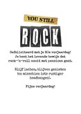 Verjaardagskaart grappige oude man rockt 80 jaar stoer 3