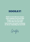 Verjaardagskaart Happy Birthday foto collega modern grafisch 3