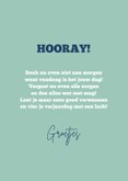 Verjaardagskaart Happy Birthday foto collega modern grafisch 3