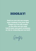 Verjaardagskaart Happy Birthday foto collega modern grafisch 3