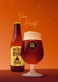 Verjaardagskaart humor ouwe bok bier vintage bierlabel 2