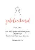 Verjaardagskaart - Lang leve lieve jij handlettering 3