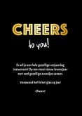 Verjaardagskaart man - happy beersday to you! 3
