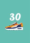 Verjaardagskaart man sneakers sport happy birthday 2