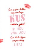 Verjaardagskaart met foto 'Kus door de brievenbus' 3