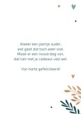 Verjaardagskaart met hartjes en confetti 3