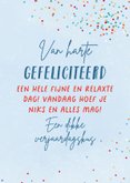 Verjaardagskaart met oudere zwarte meneer in luie stoel 3