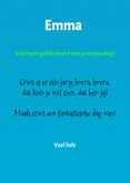 Verjaardagskaart met vrolijk springende erwten 3