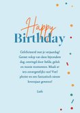 Verjaardagskaart oude kever met ballonnen 3
