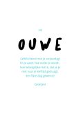 Verjaardagskaart ouwe bok met feesthoedje 3