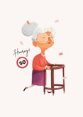 Verjaardagskaart Sarah 50 jaar humor foto 2