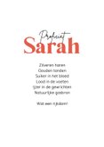 Verjaardagskaart Sarah 50 jaar humor foto 3