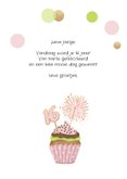 Verjaardagskaart Sweet Sixteen met cupcake 3