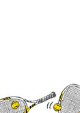 Verjaardagskaart tennisrackets 3