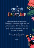 Verjaardagskaart the coolest people are born in december 3