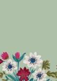 Verjaardagskaart vaas met boeket met bloemen 2