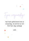 Verjaardagskaart vandaag regent het confetti voor jou! 3