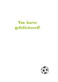 Verjaardagskaart voetballen foto 3