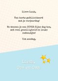 Verjaardagskaart voor een jongen met een superheld thema 3