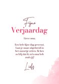 Verjaardagskaart voor oma foto hartjes confetti strik 3