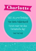 Verjaardagskaart vrolijke poes proost met een glas bubbels 3