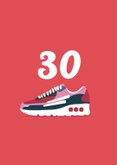 Verjaardagskaart vrouw sneakers sport happy birthday 2