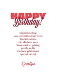 Verjaardagskaart vrouw sneakers sport happy birthday 3