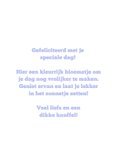Verjaarsdagkaart met bloemen 3