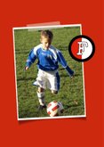 Voetbal rugnummer verjaardagskaart met leeftijd - rotterdam 2