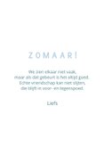 Vriendschap kaartje veel liefs tijger 3