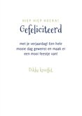 Vrolijke felicitatiekaart met grappige hamster 3